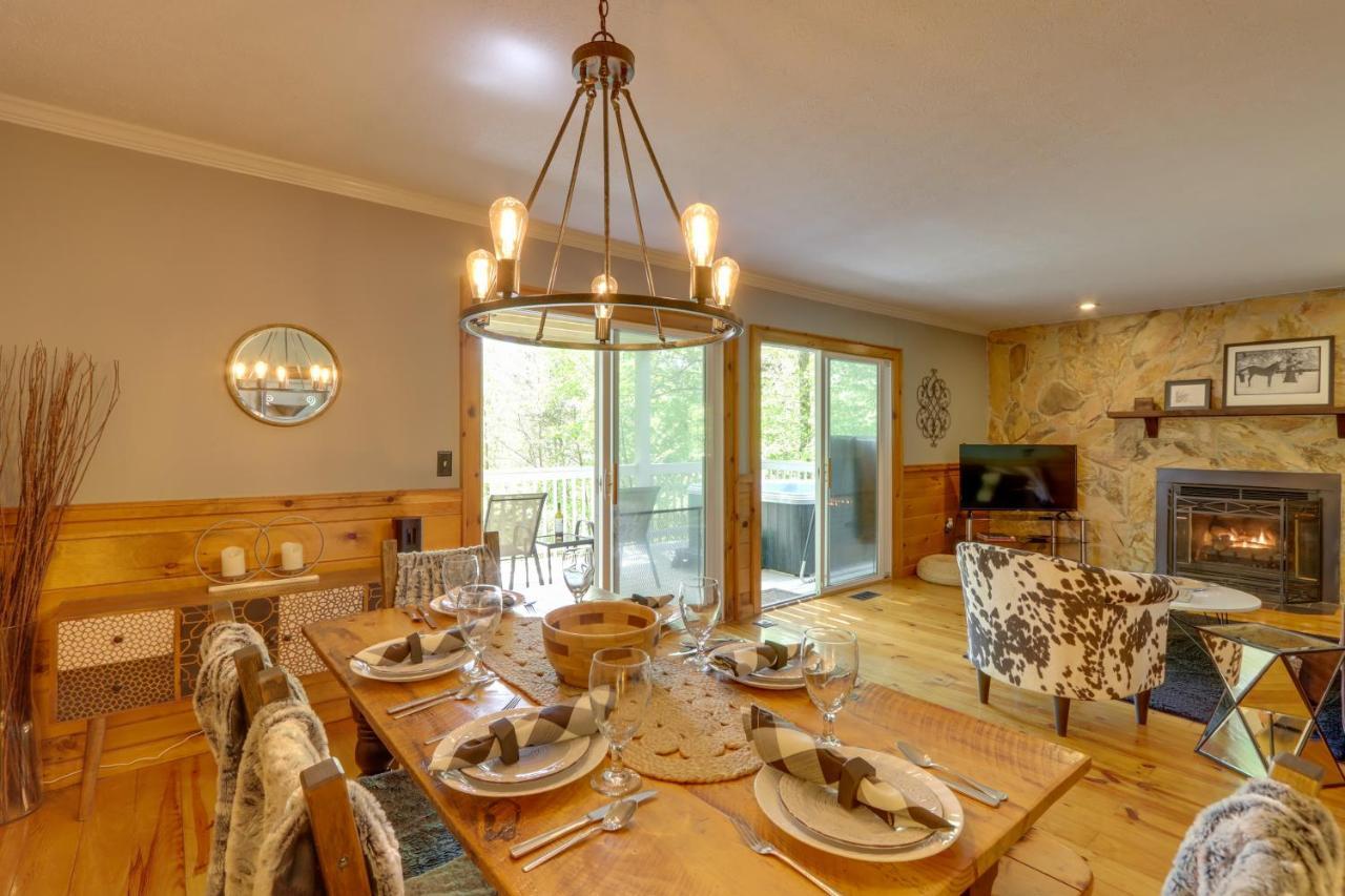 Villa Blue Ridge Getaway With Hot Tub And Seasonal View! Exterior foto
